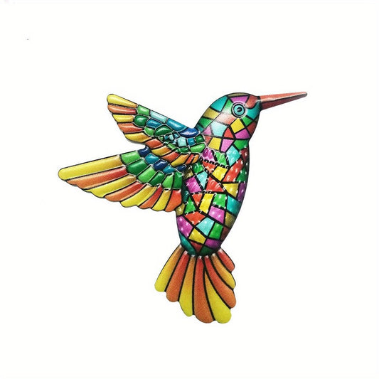 Metal Hummingbird Wall Art Set – Elegant Bird Sculptures for Room, Garden, Party, and Celebration Decor