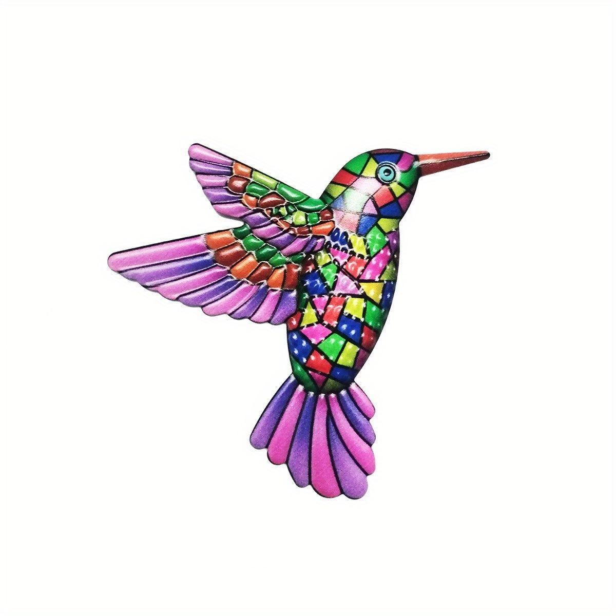 Metal Hummingbird Wall Art Set – Elegant Bird Sculptures for Room, Garden, Party, and Celebration Decor