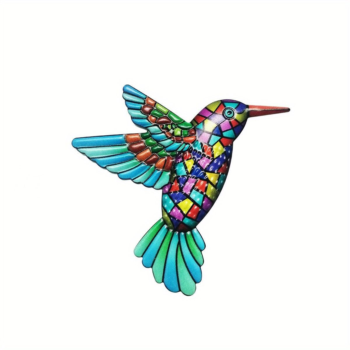 Metal Hummingbird Wall Art Set – Elegant Bird Sculptures for Room, Garden, Party, and Celebration Decor