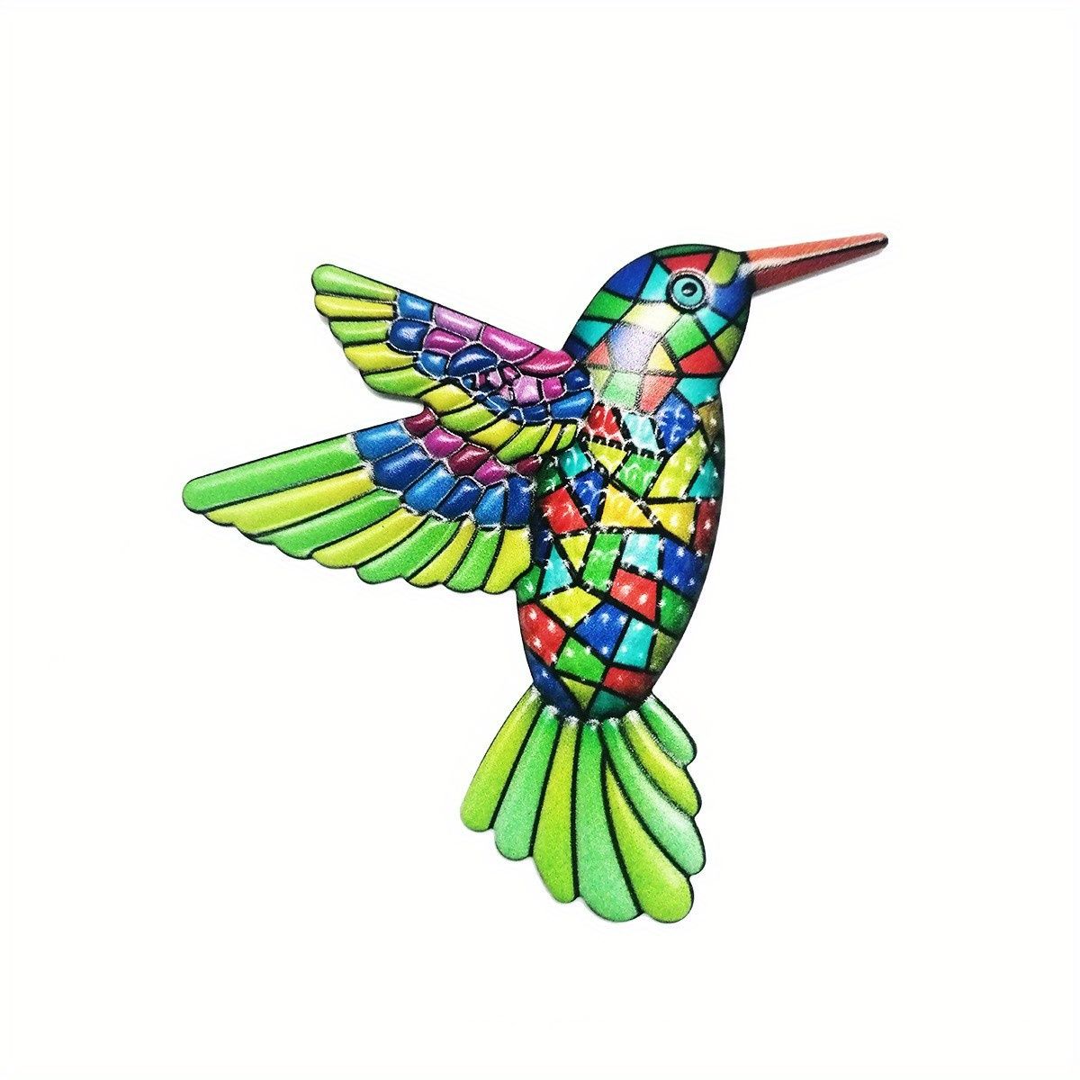 Metal Hummingbird Wall Art Set – Elegant Bird Sculptures for Room, Garden, Party, and Celebration Decor