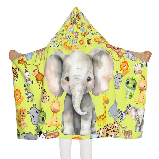 Kids Hooded Towel, Baby Animal Designs, Bright and Vibrant Children&#39;s Bath Towel, Parent&#39;s Perfect Child Drying Gift, Youth Hooded Towel