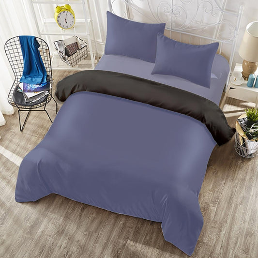 Hollywood Blue Chic Executive Four-piece Duvet Cover Set